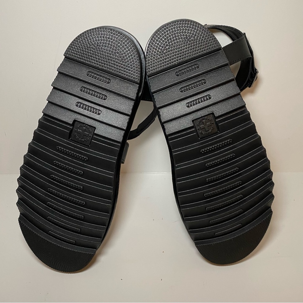 Dr. Doc Martens Blaire 3 Strap Pisa Leather Platform Flatform Sandals | Size 11 - Picture 14 of 16